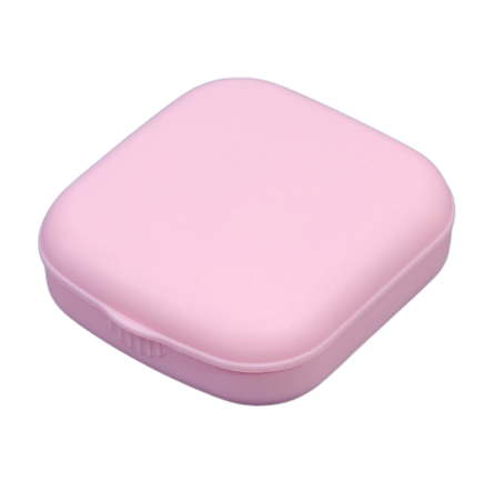 Lenzendoosje - pincet - zuignapje - spiegel - vloeistof - roze Top Merken Winkel